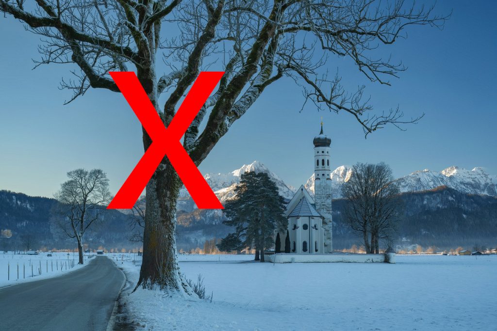 St Coloman Baum Esche gefällt Schwangau St Coloman Baum Esche gefällt Schwangau