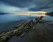 Chiemsee Felsen Ufer Sonnenaufgang