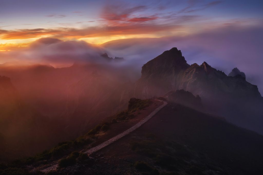 Madeira Pico Areeiro Sonnenuntergang