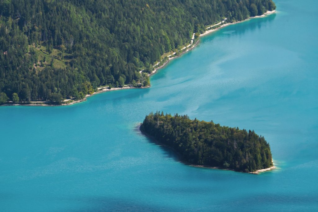 Walchensee Insel Sossau
